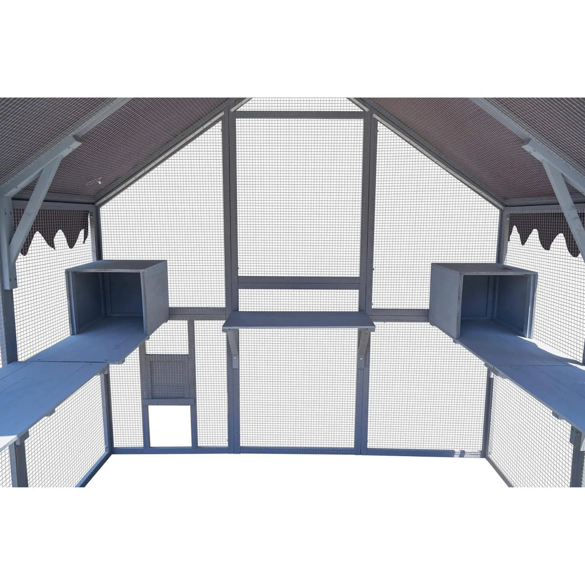 Outdoor Cat House Playpen | Extra-Large Size | Multi-Level Platforms | Waterproof Cover