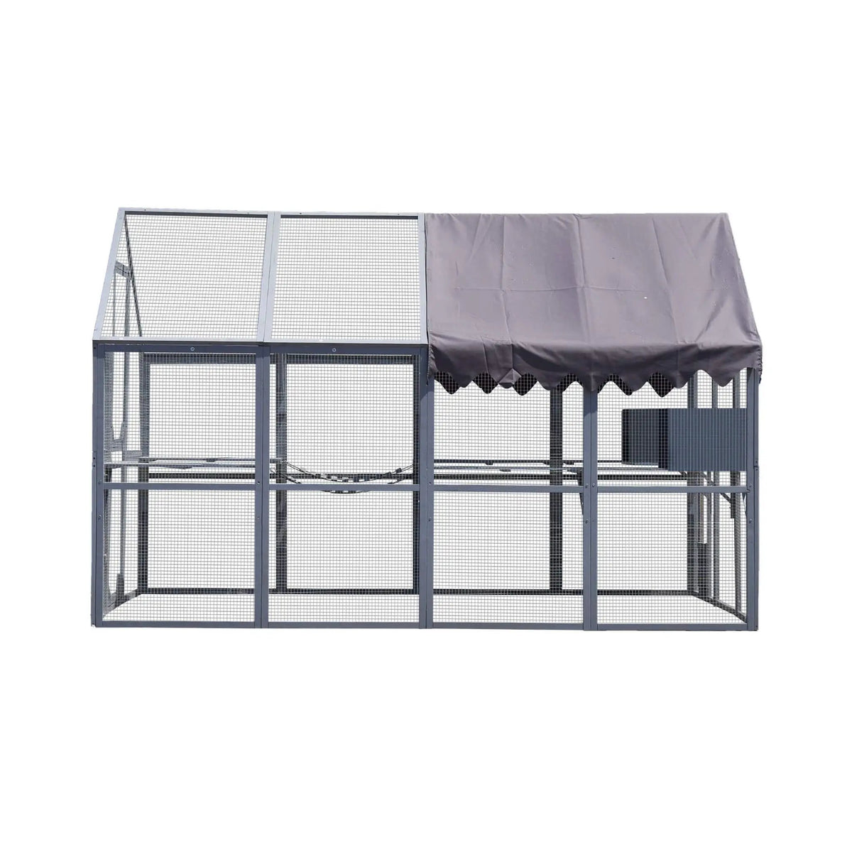 Outdoor Cat House Playpen | Extra-Large Size | Multi-Level Platforms | Waterproof Cover