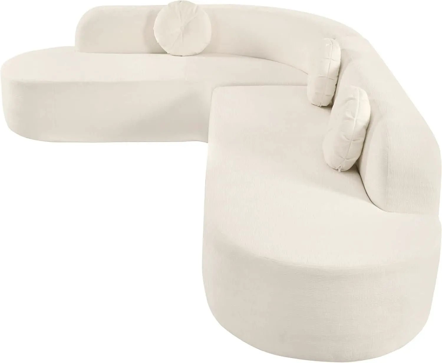 Extra Large Sectional Sofa with Elegant Curved Design from PriceLows™