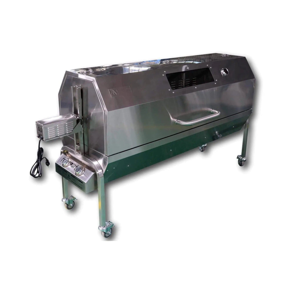 Extra-Large Stainless Steel Propane And Charcoal BBQ Rotisserie | Stainless Steel | Outdoor Grill | Outdoor Living