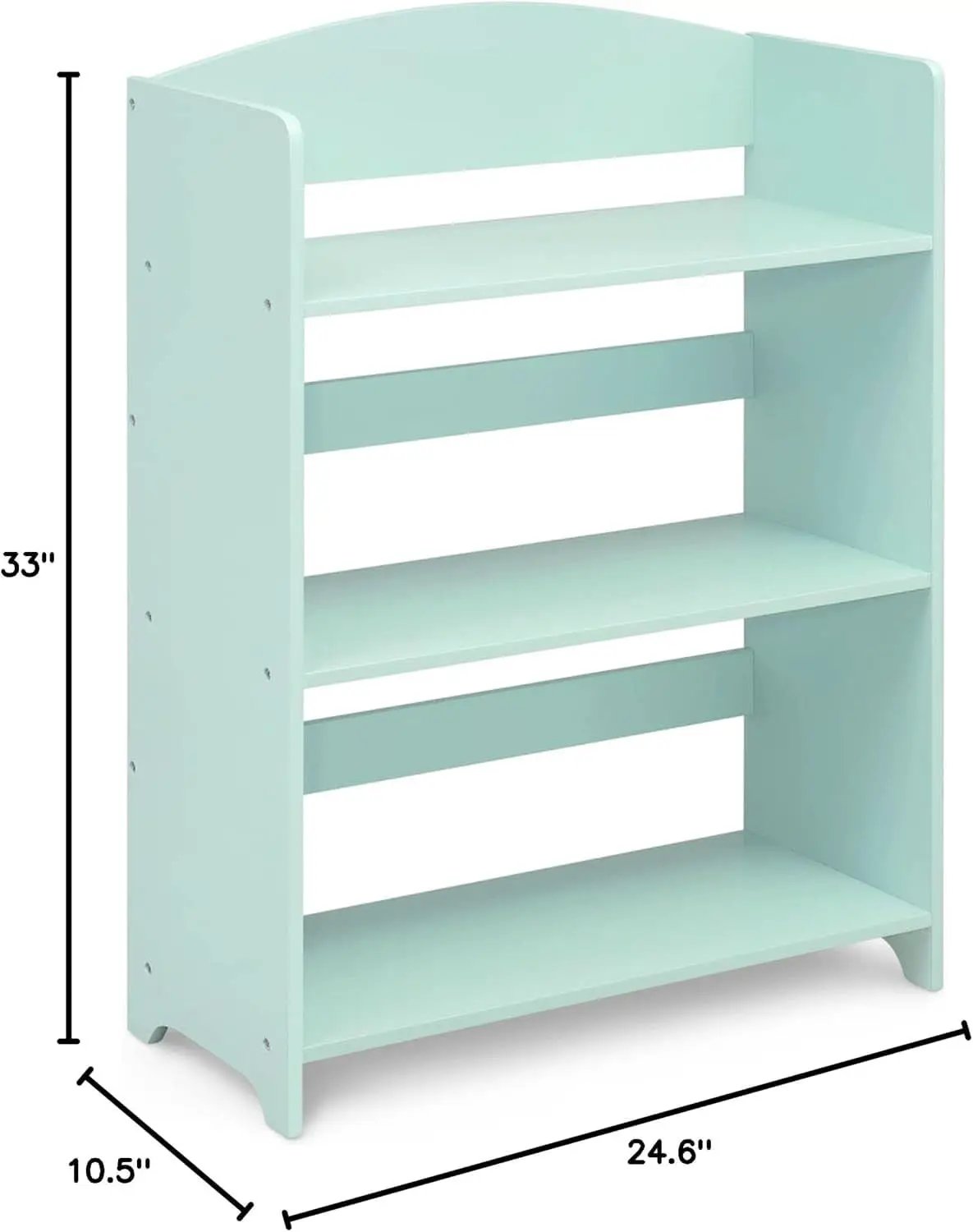 Mysize Bookshelf Mint Greenguard Gold Certified Kids Bookcase from PriceLows™