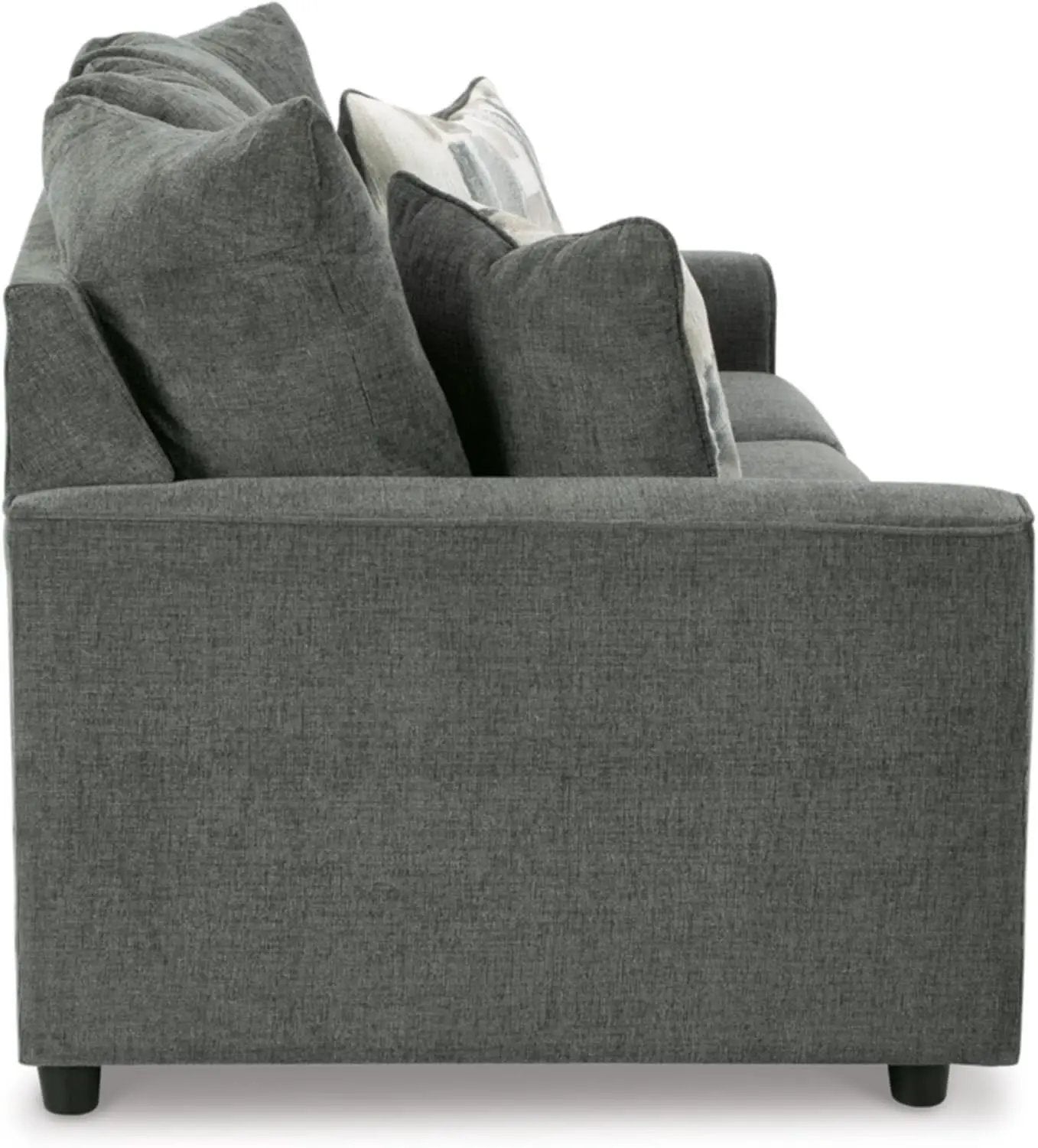 Gray Upholstered Casual Sofa With Flared Arms Modern from PriceLows™