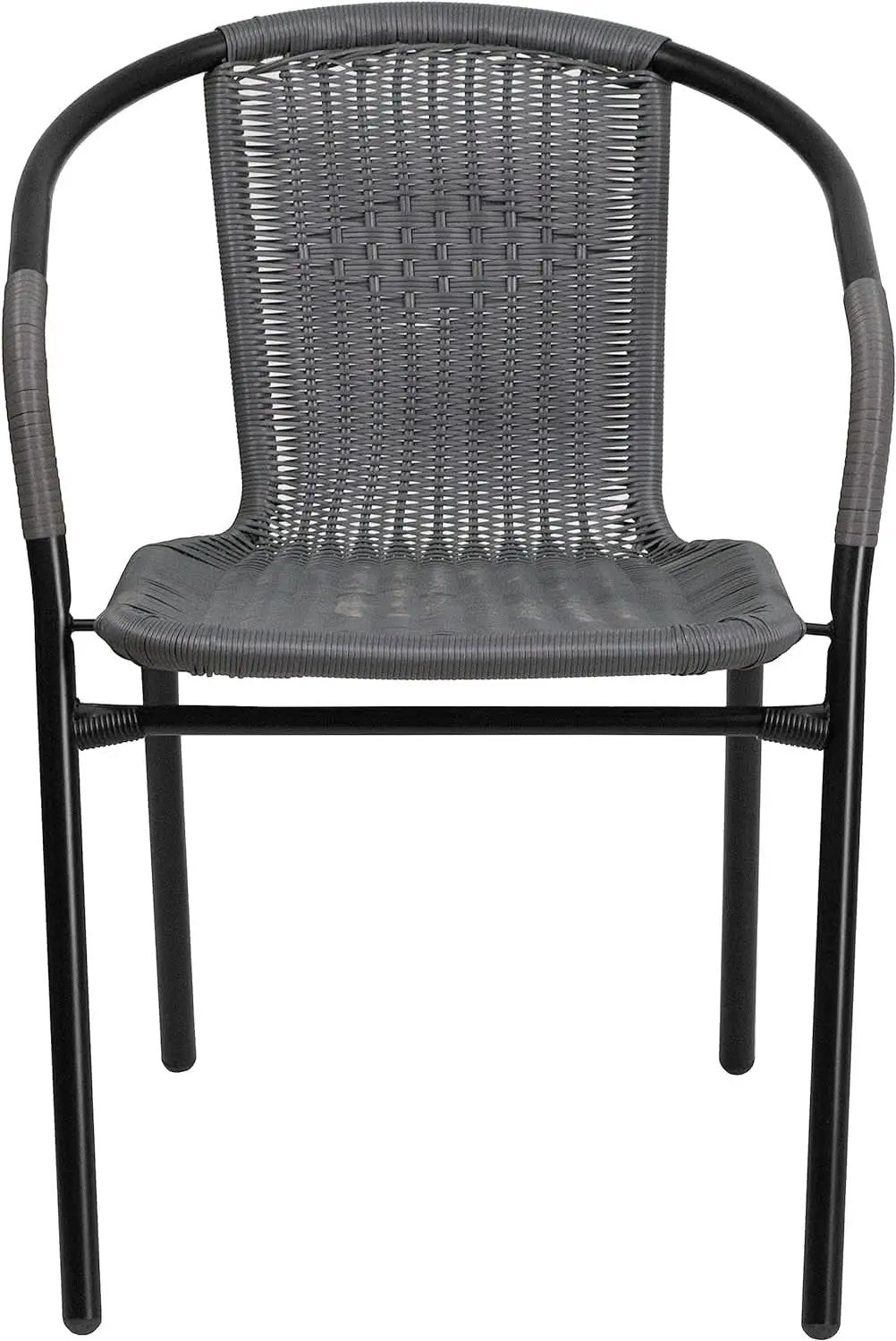 Modern Stackable Rattan Dining Chairs Set for Outdoor from PriceLows™