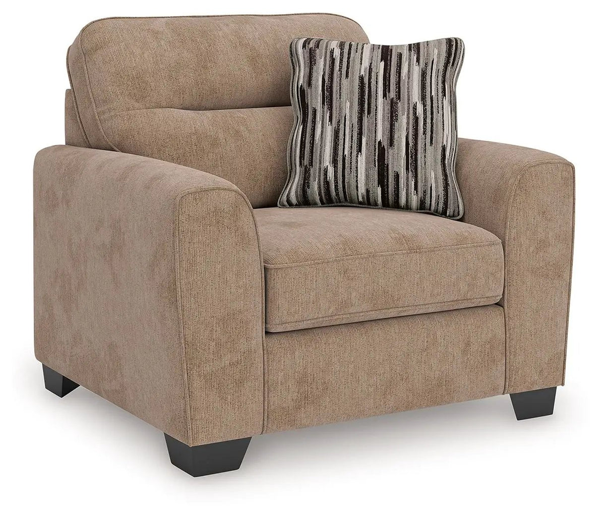 Chair And A Half | Mocha Upholstery | Oversized Contemporary