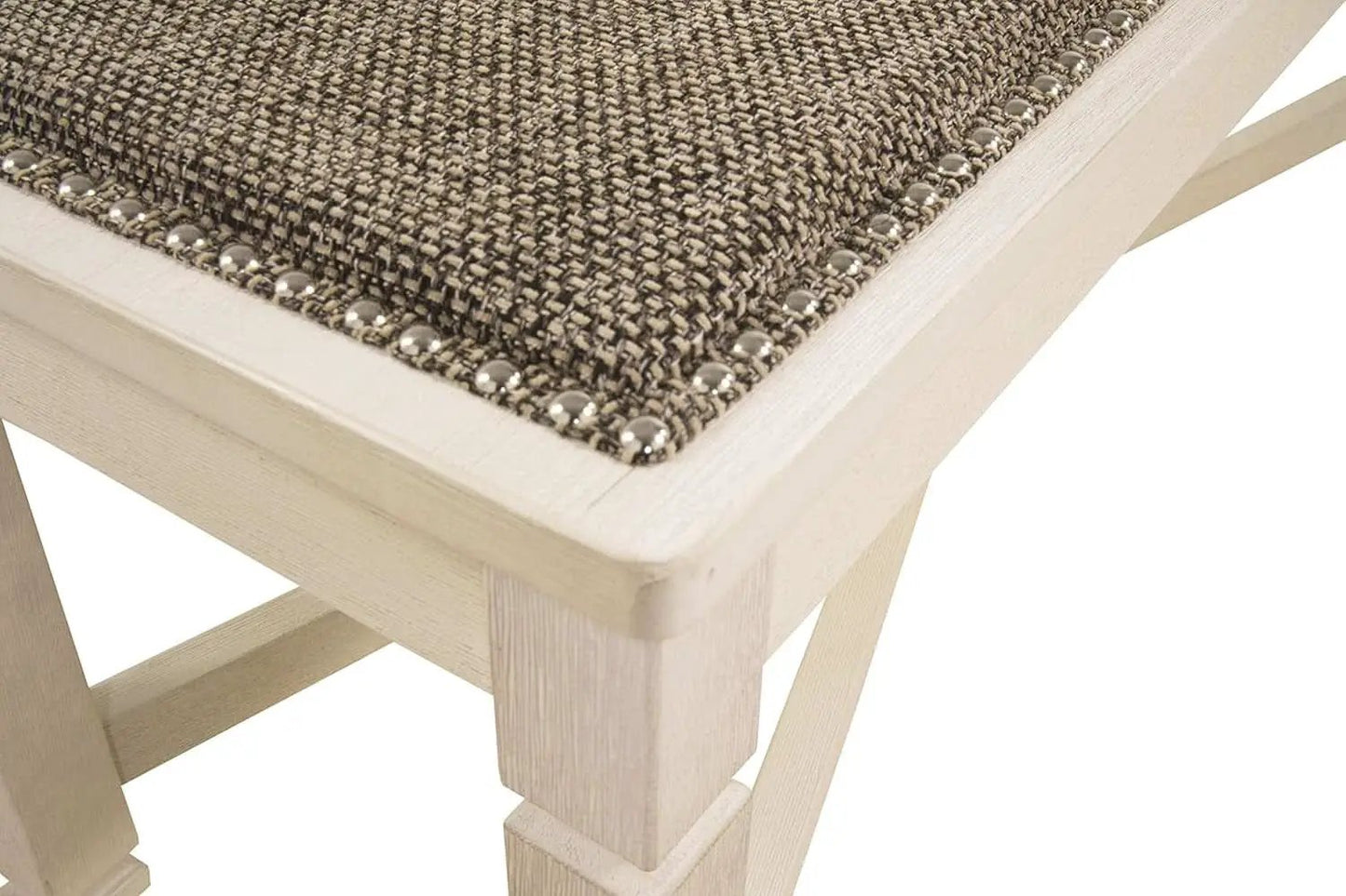 Bolanburg Upholstered Dining Bench Antique White Finish from PriceLows™