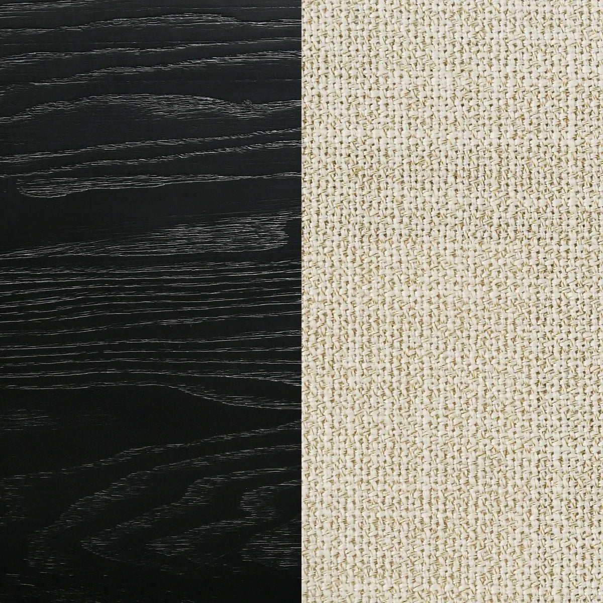 Arini 56-inch Eastern King Panel Bed Cream and | 81.25 x 92.5 x 56.25 in | Metal & Veneer | Black