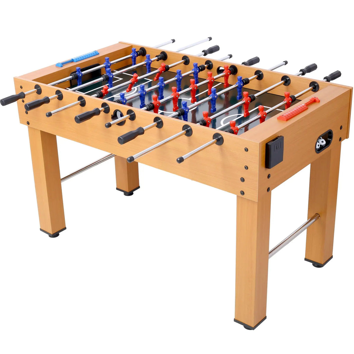 Hurricane Foosball Table | Engineered Wood | Steel Rods | Indoor Gaming