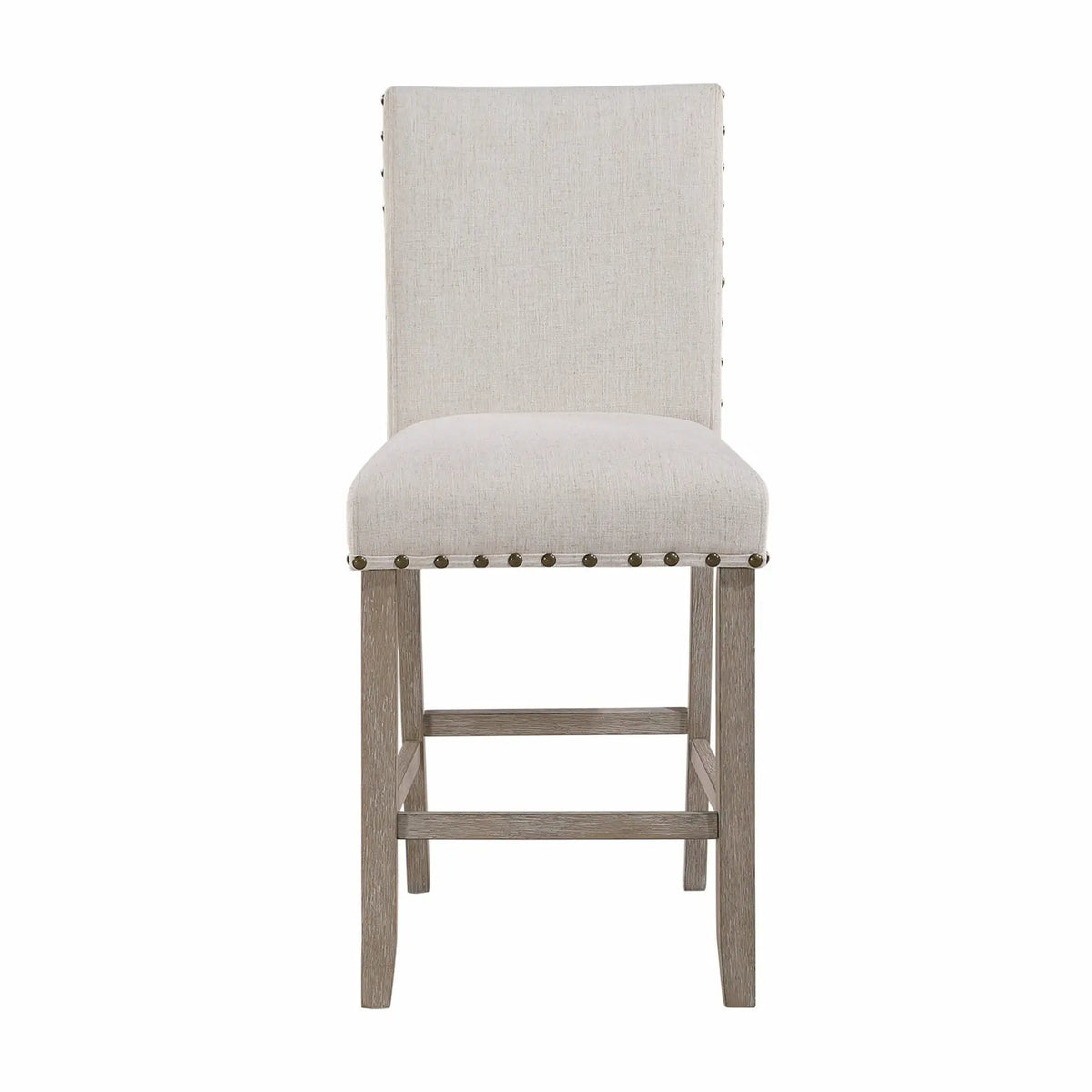 Marian Bar Stools | Set Of 2 | Fabric Finish | Ergonomic Design