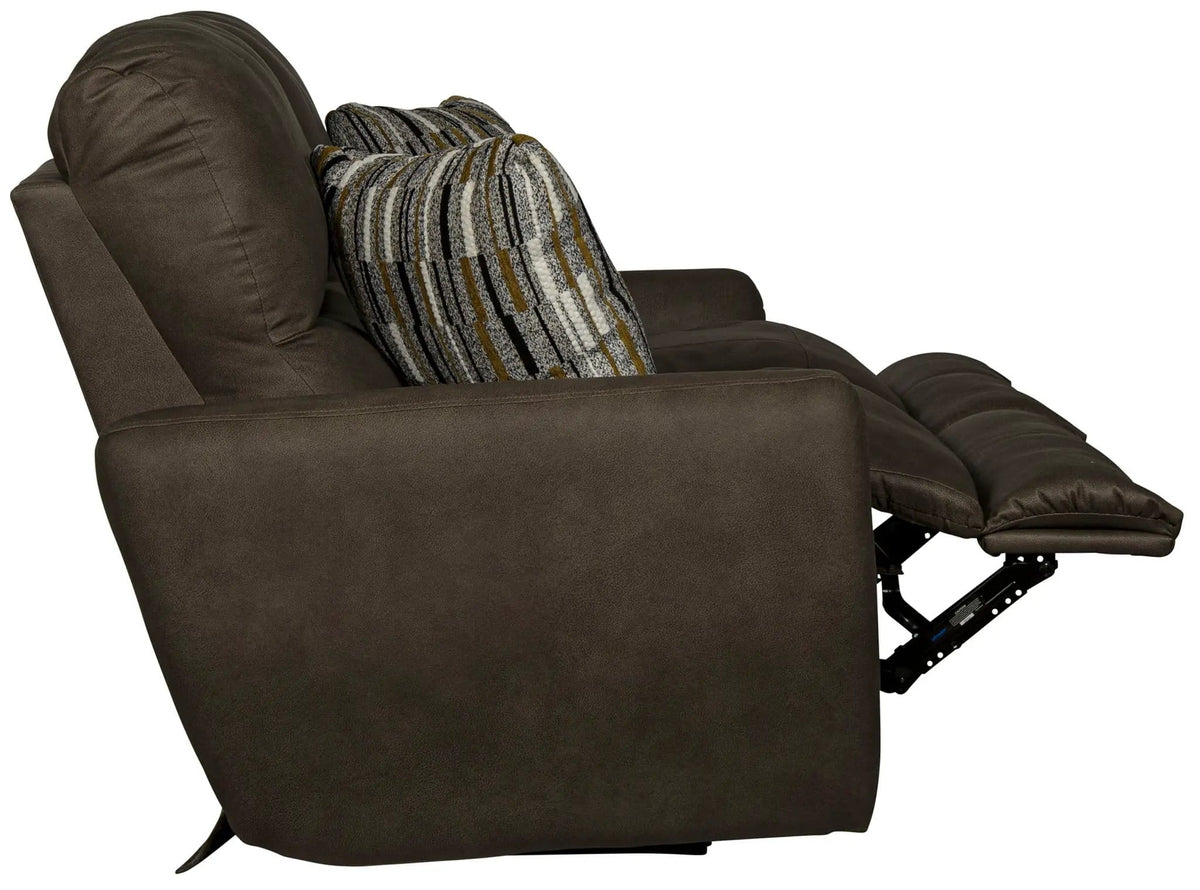 Dorian Reclining Loveseat | 4 Pieces | Faux Leather & Fabric | Living Room