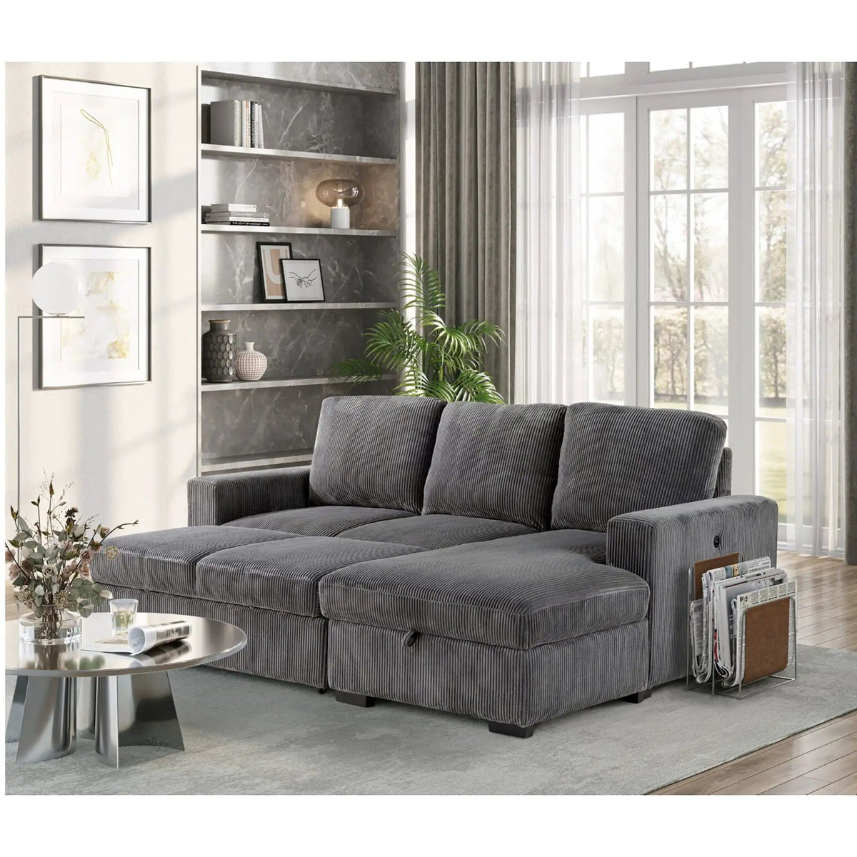 Melody Sectional Sofa | 3 Pieces | Fabric | Living Room