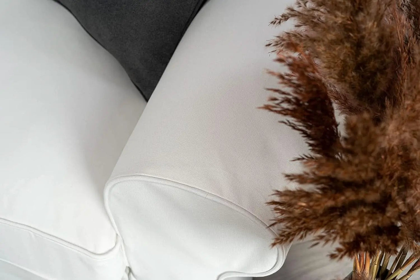 IKEA Ektorp 3 Seat Sofa Slipcover White Replacement from PriceLows™