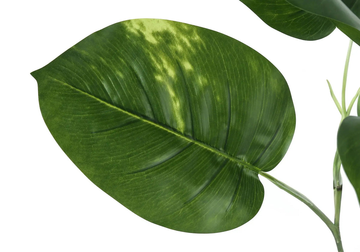 54 Inch Artificial Dieffenbachia Tree | 18 Emerald Green Real Touch Leaves | Indoor Faux Floor Plant | Potted
