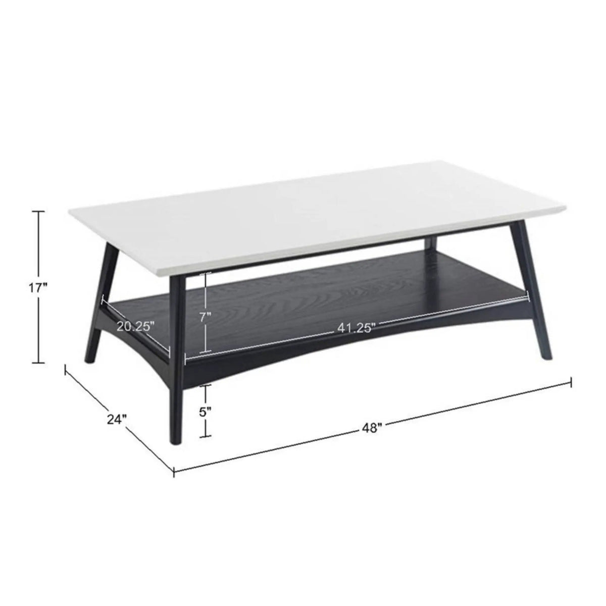 Console Table | Solid Wood Frame | Veneer Lower Shelf | Espresso