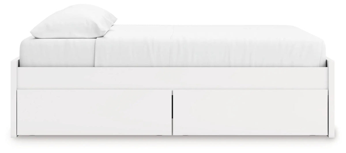 Platform Bed | Four Storage Drawers | Clean Minimal Design