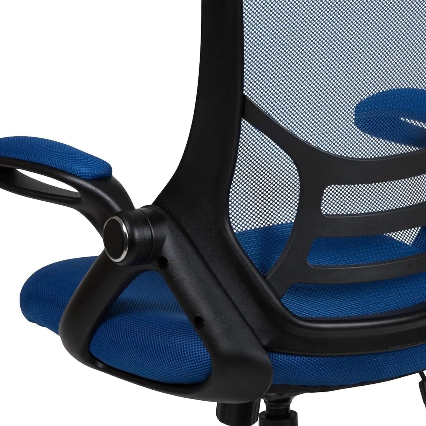 Swivel Office Chair With Lumbar Support And Flip Up Armrests from PriceLows™