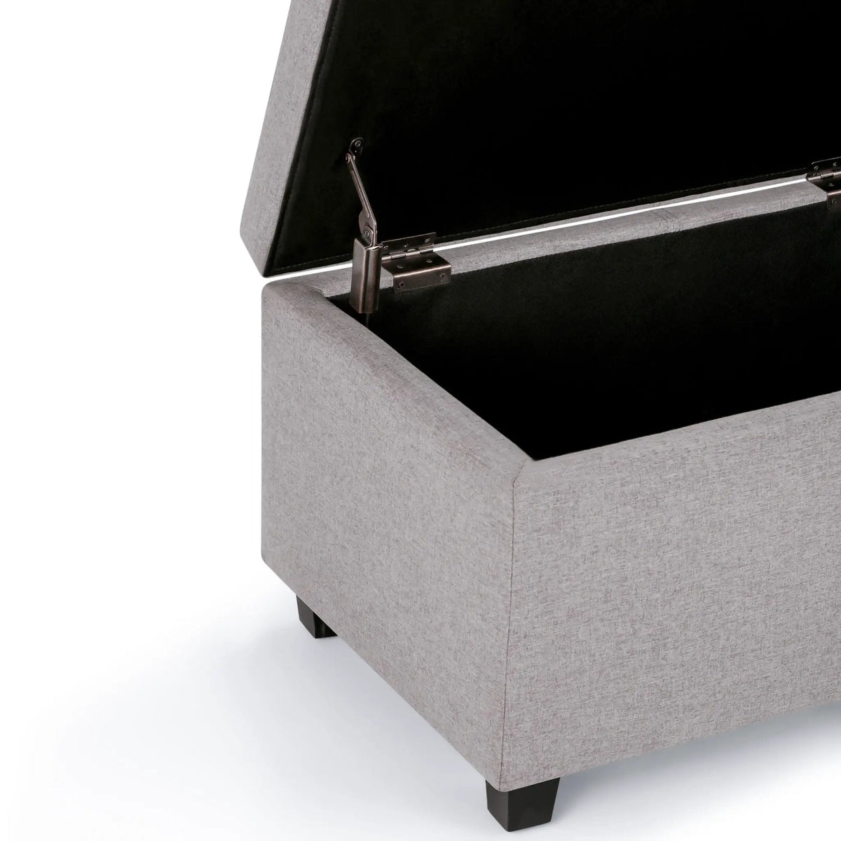 Storage Ottoman Bench | Solid Wood Frame | High Density Foam