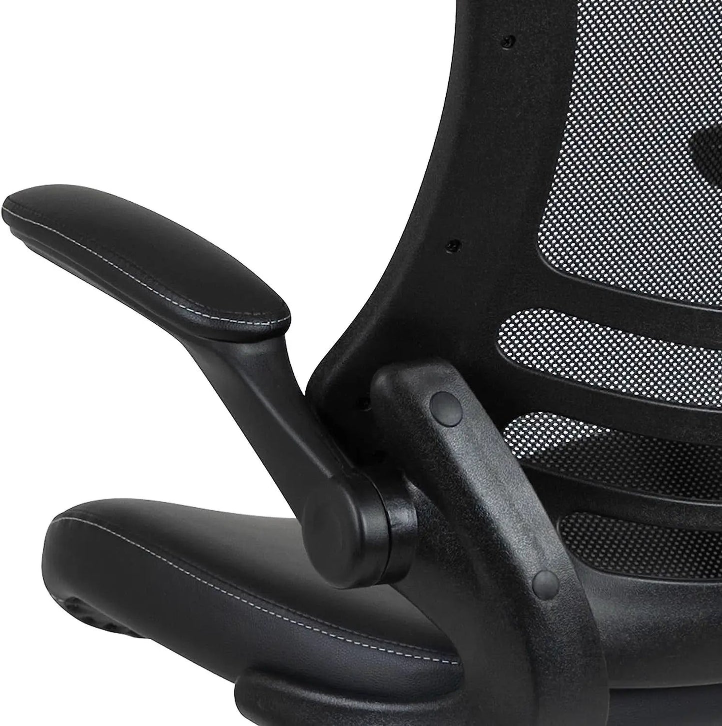 Kelista Mid Back Swivel Ergonomic Office Chair Black from PriceLows™