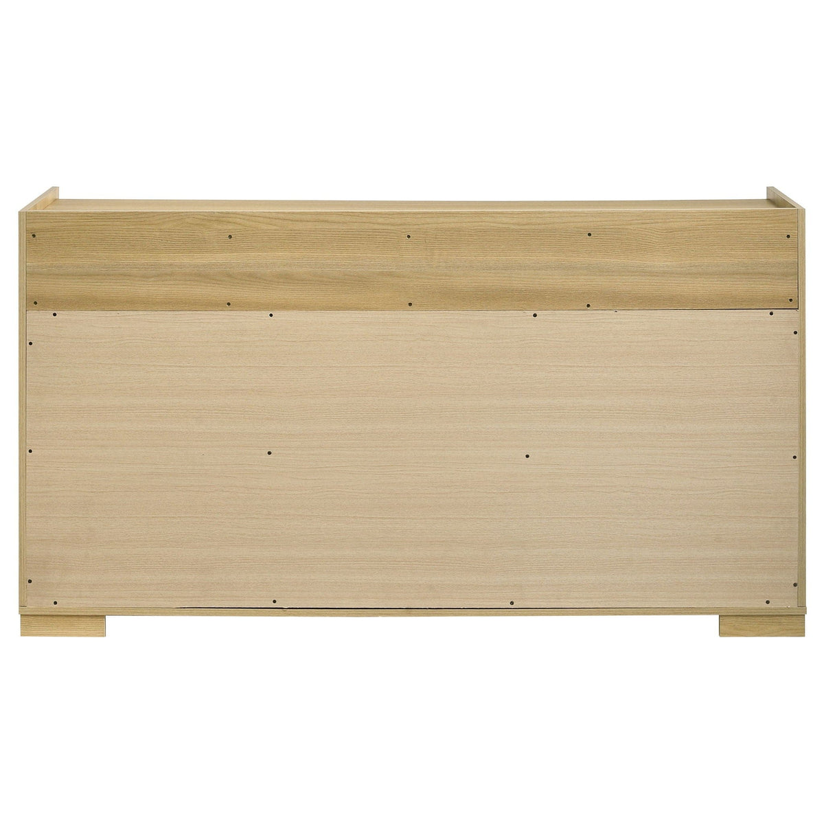 Hyland 6-drawer Dresser | 60.75 x 17.25 x 33.75 in | Engineered Wood & Metal | Natural