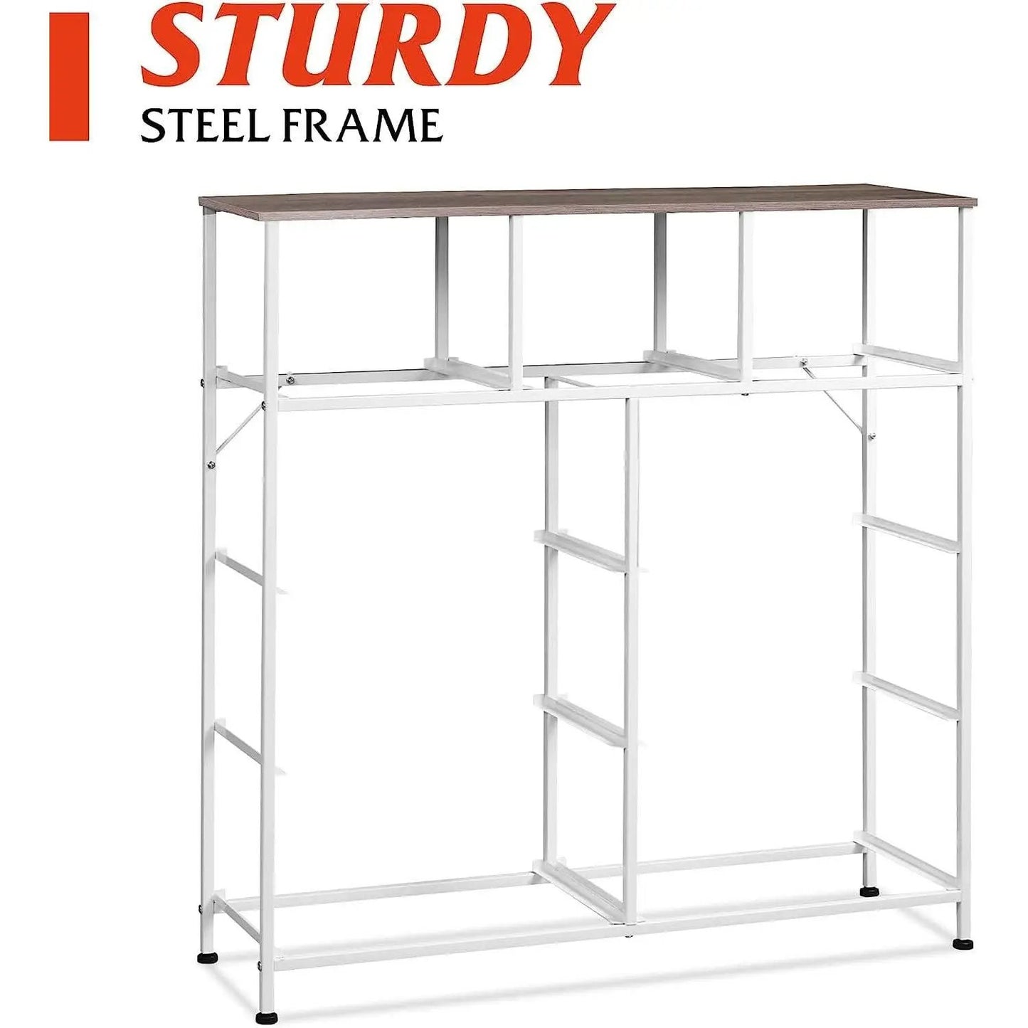Sonoma White 6 Drawer Dresser For Bedroom Storage Organizer from PriceLows™