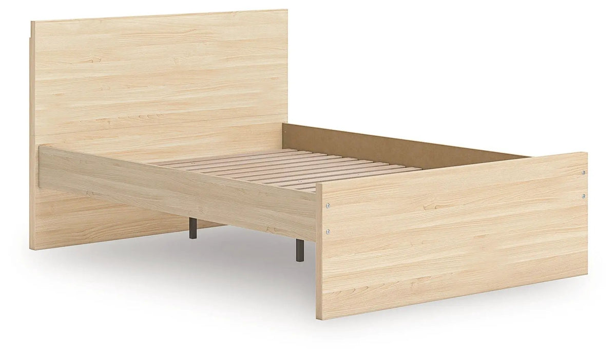 Onita Panel Platform Bed | Minimal Design | Ultra-Clean Lines | Easy-Elegant Solid Finish