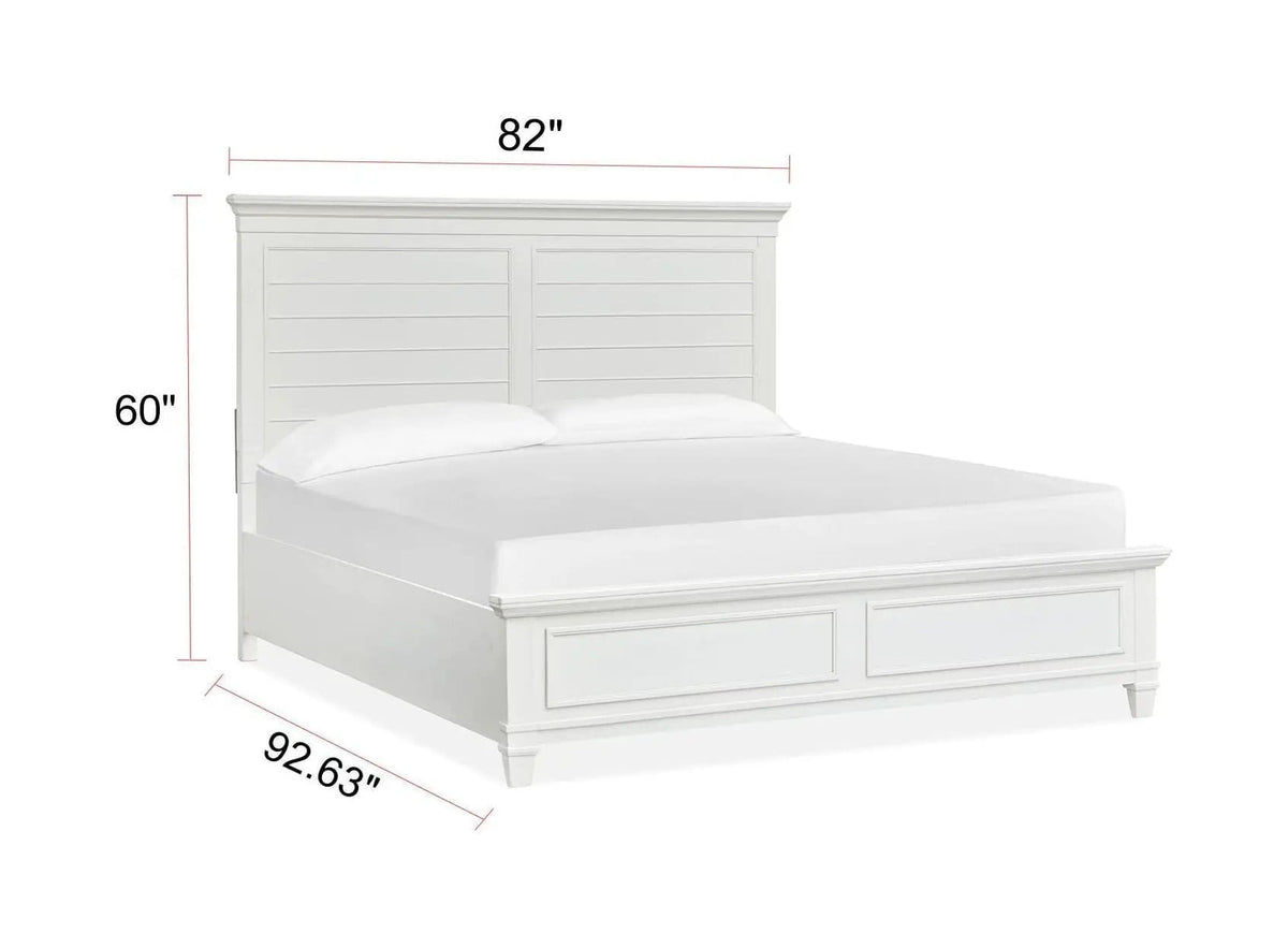 Charleston Complete Panel Bed | 6 Pieces | Bedroom Furniture | Bedroom