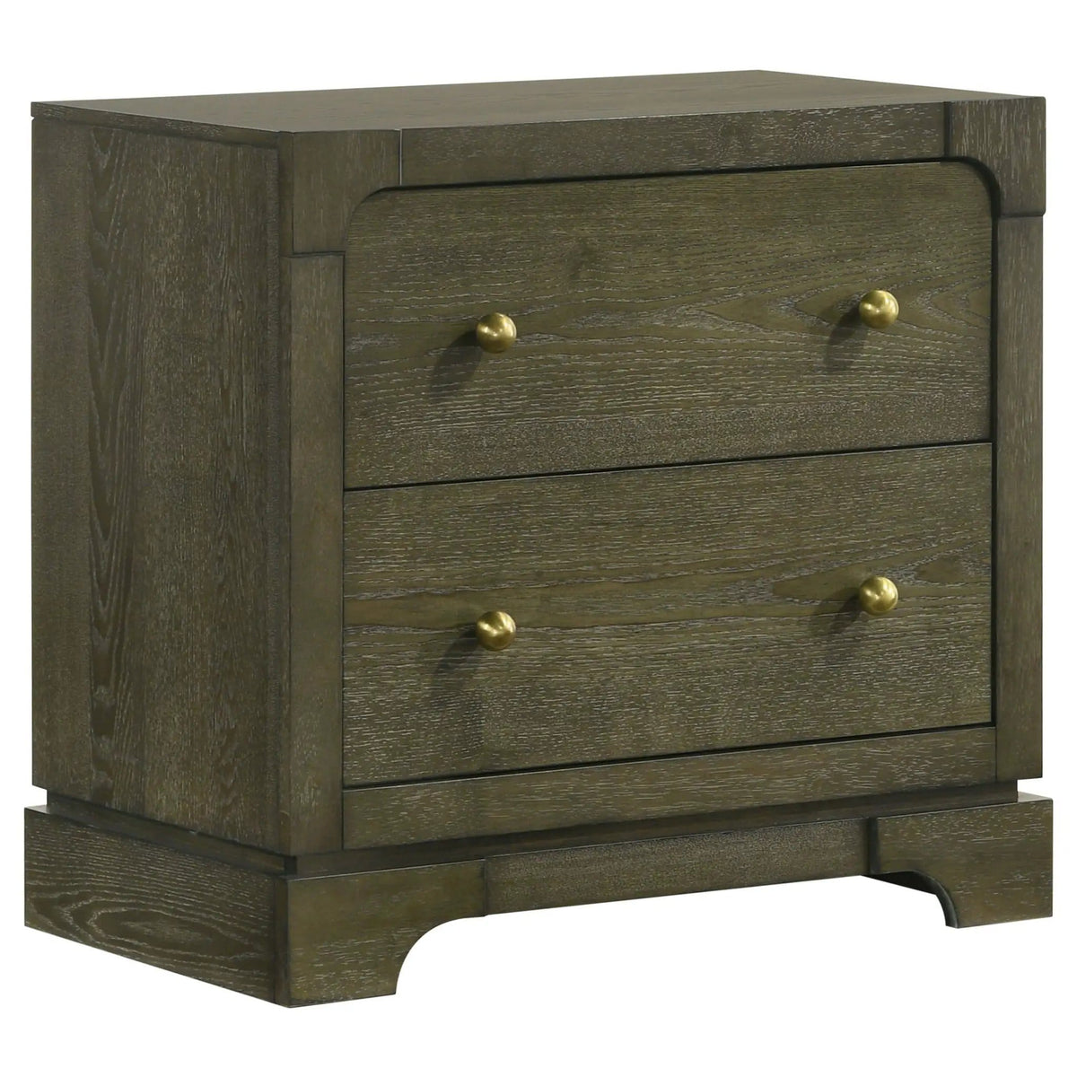 Gran Park 4-piece Queen Bedroom Set Dark Cocoa | 4-Piece Set | Boucle & Veneer | Bedroom