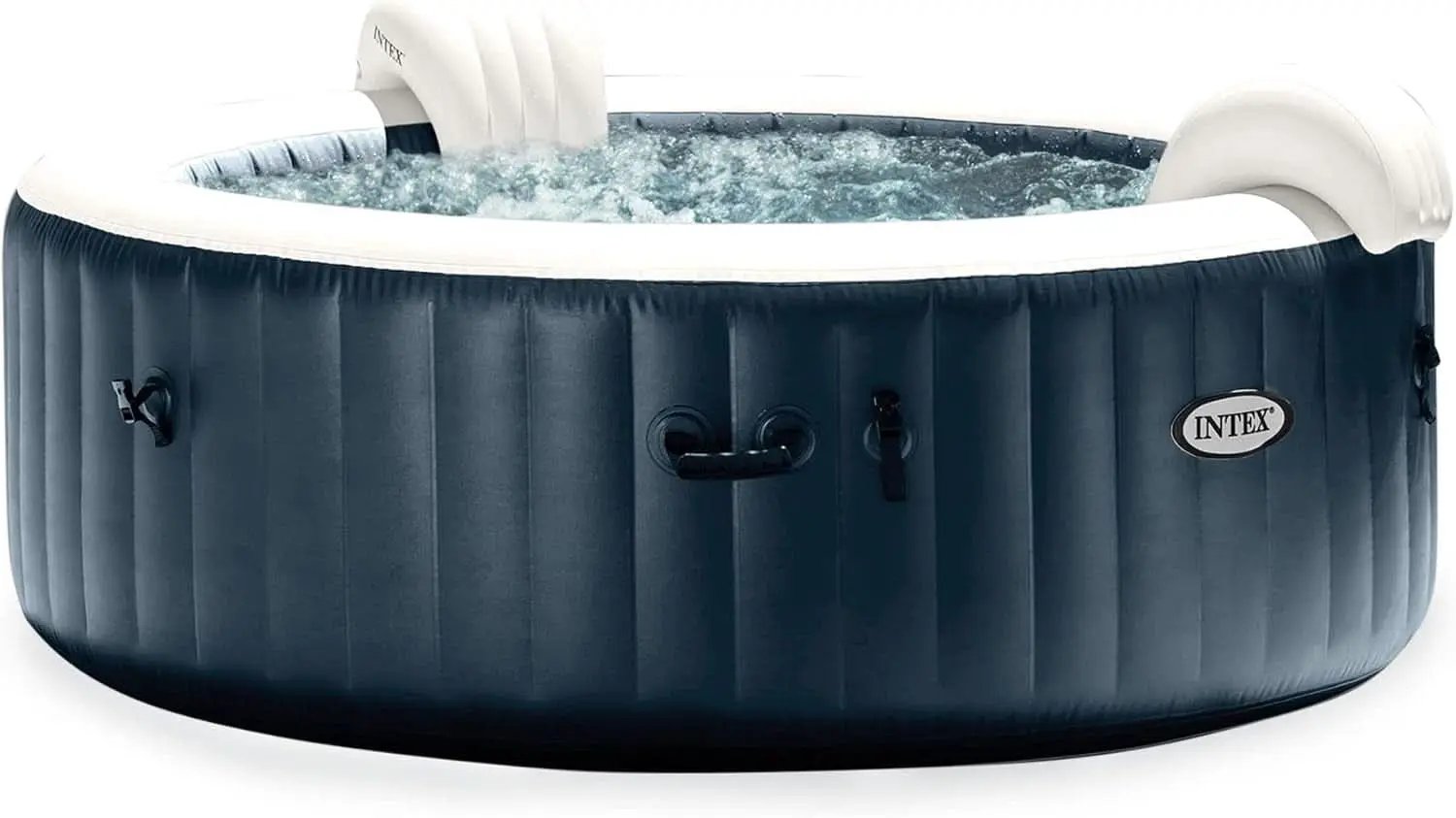 Purespa Bubble Massage Spa Set For Six With Contoured Headrests And Energy Efficient Spa Cover from PriceLows™