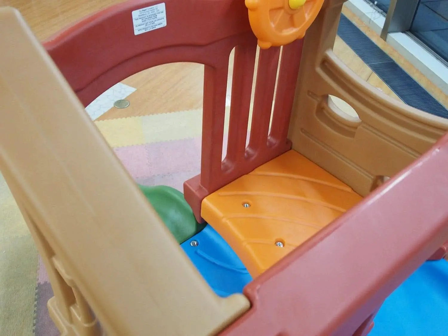 Play Up Double Slide Climber Outdoor Playset For Toddlers Ages 2 To 6 2 Slides from PriceLows™