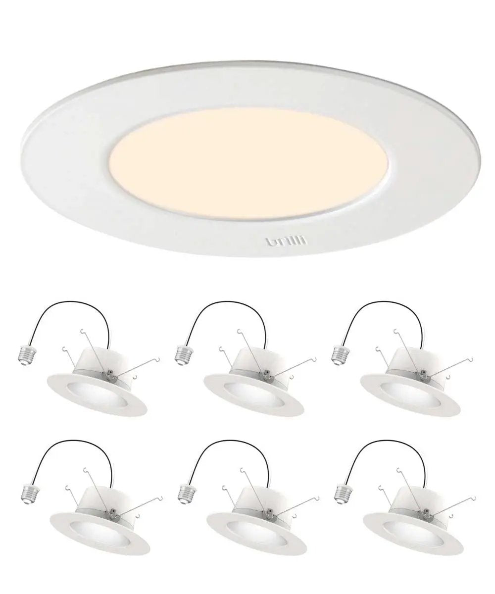 LED Recessed Downlights | Color Tunable | Dimmable | 6 Pack