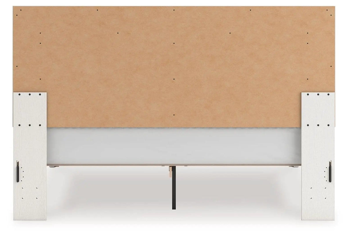 Zuraleus Upholstered Panel Platform Bed With Roll Slats | 4 Pieces | Bedroom Furniture | Bedroom