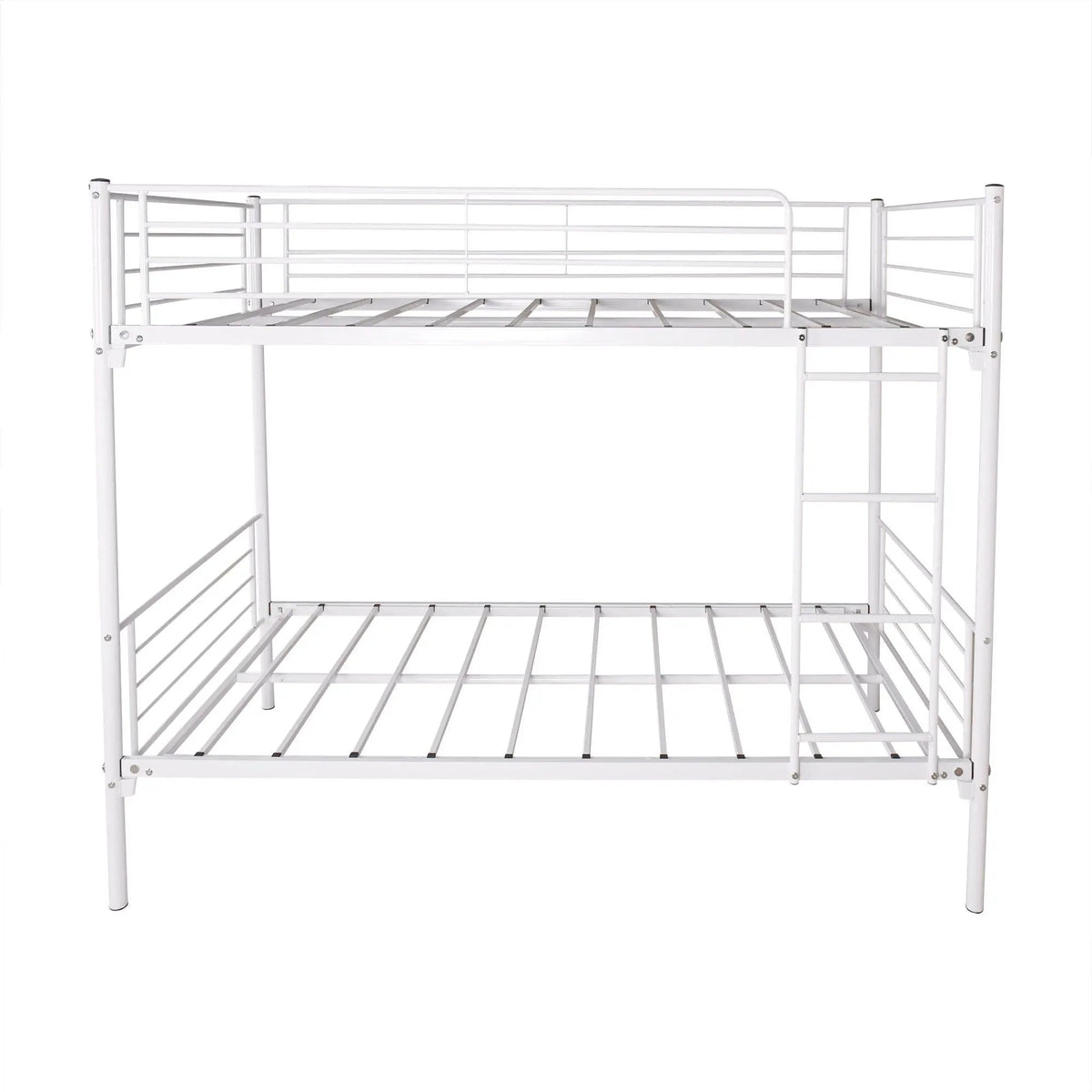 Metal Bunk Bed | Reinforced Steel Frame | Noise Free Design | With Ladder