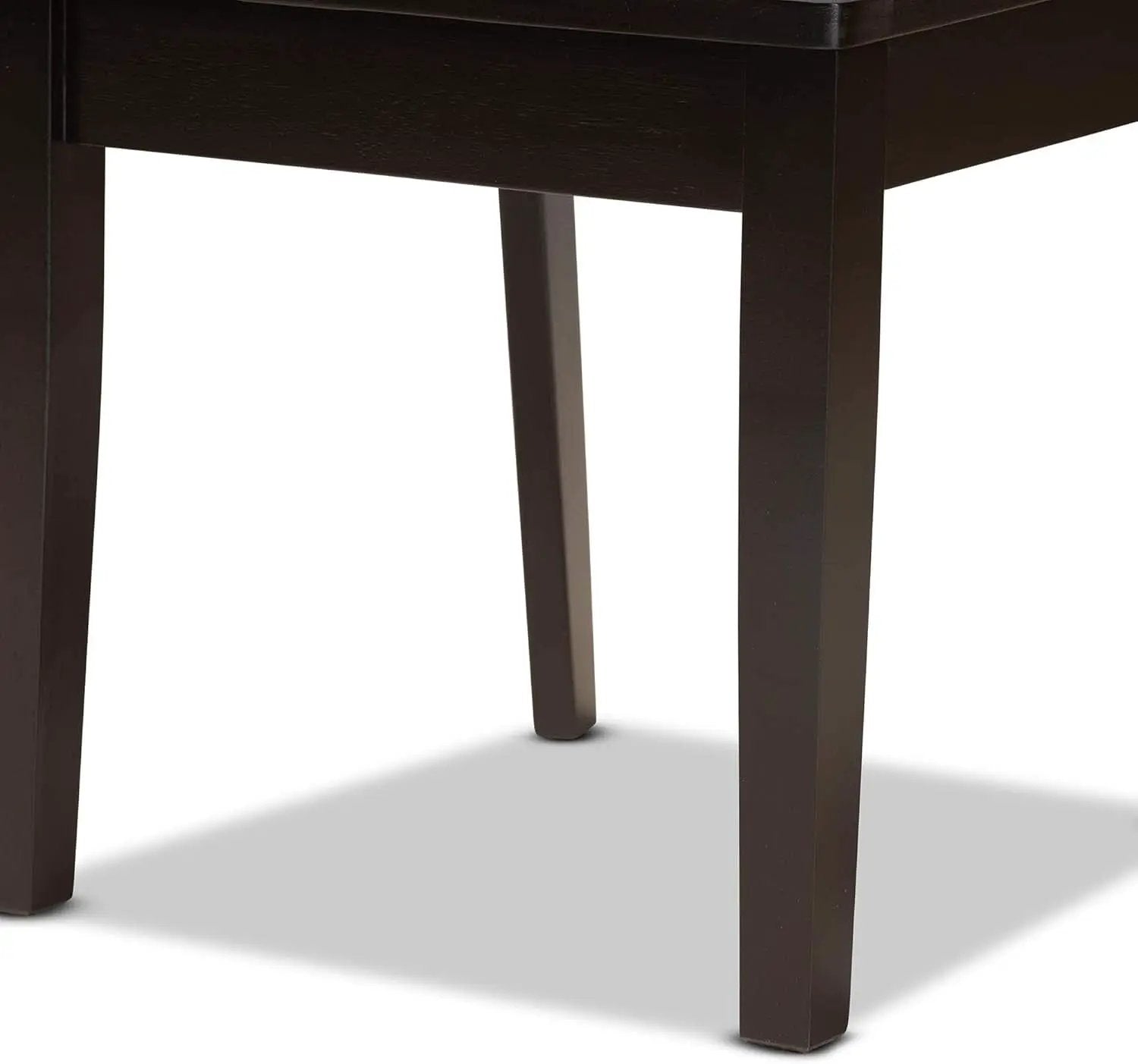 Caron Dark Brown Wood Dining Chairs Set Two Piece Collection from PriceLows™