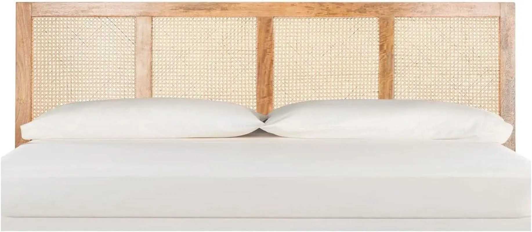 Natural Cane King Headboard with Sturdy Mango Wood from PriceLows™