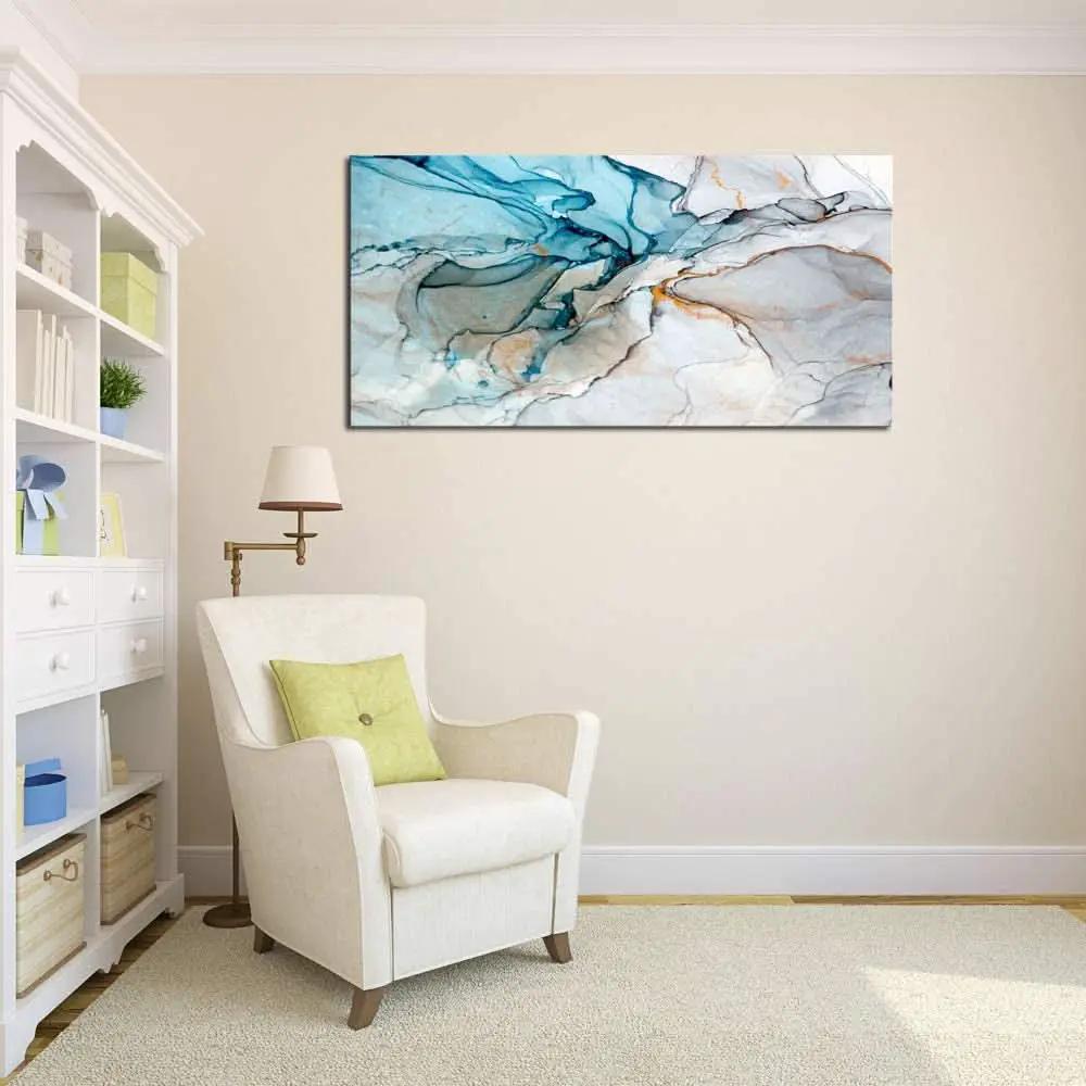 Framed Large 28x56 Inch Abstract Wall Art Giclee Print from PriceLows™