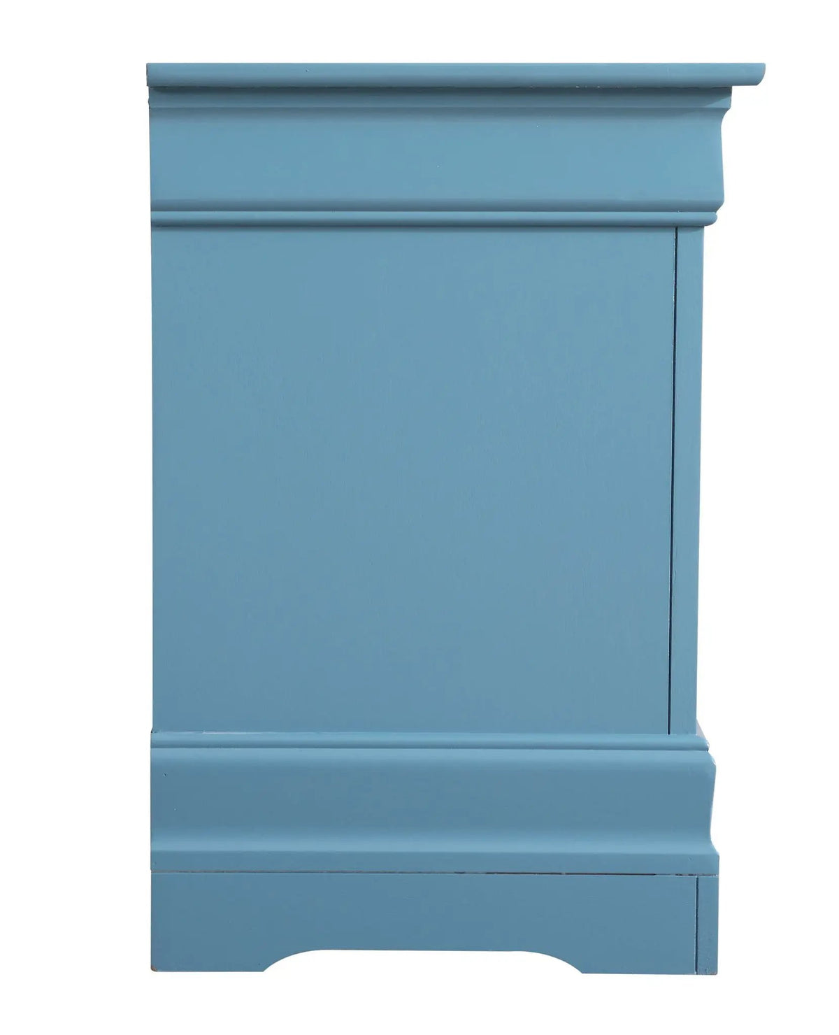 Louis Phillipe Nightstand | Traditional Wood Design | English Dovetailed Drawers | Metal Center Guides