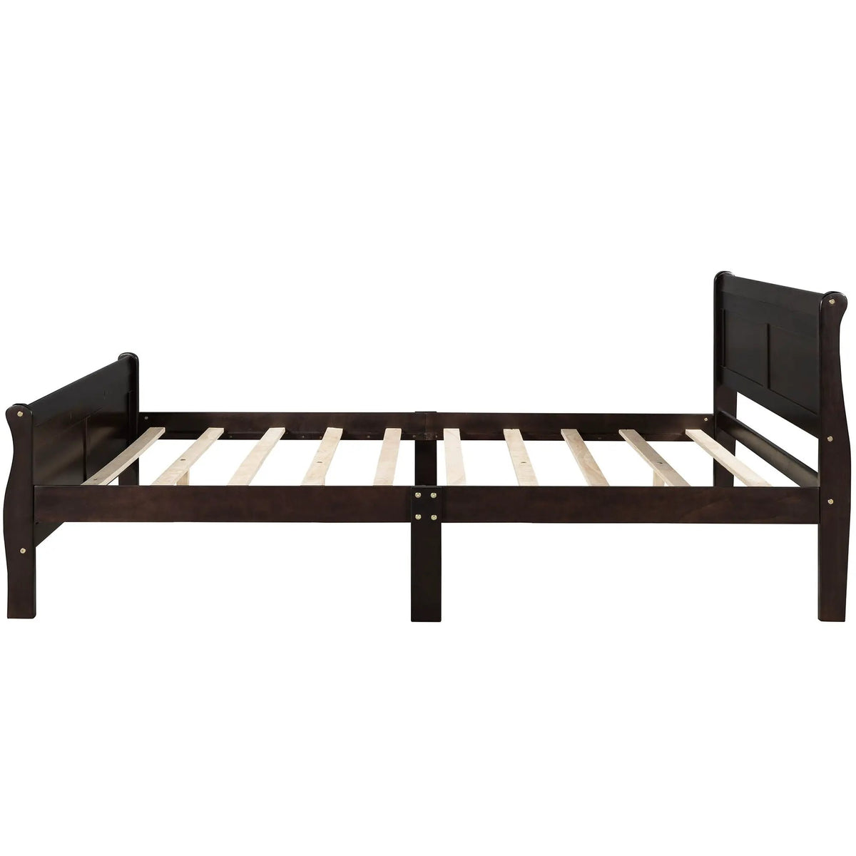 Wood Platform Bed Frame | Headboard Footboard | Wood Slat Support