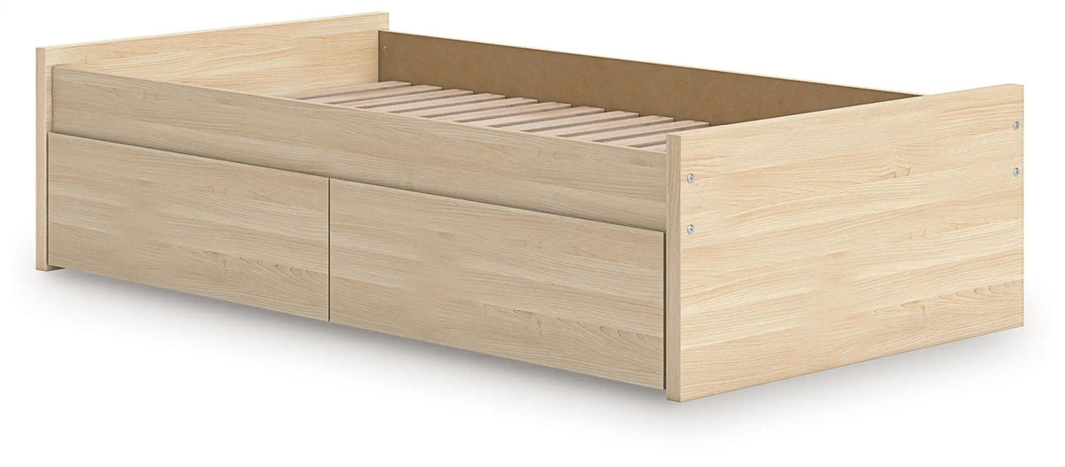 Platform Bed | Four Storage Drawers | Clean Minimal Design