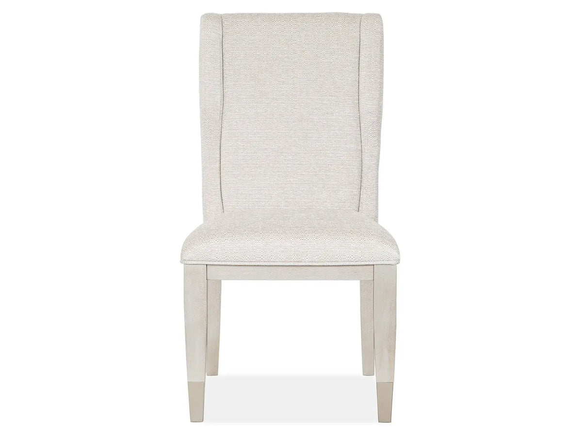 Lenox Host Side Chairs | Set Of 2 | Acadia White | Cathedral White Oak Veneer