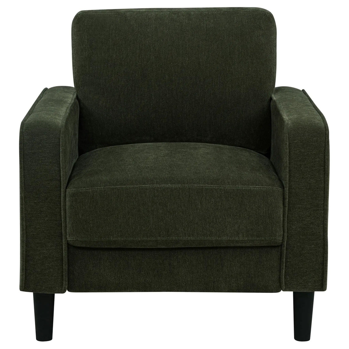 Ruth Fabric Upholstered Track Arm Accent Chair Matcha | 32.25 x 31.5 x 33.5 in | Fabric | Green