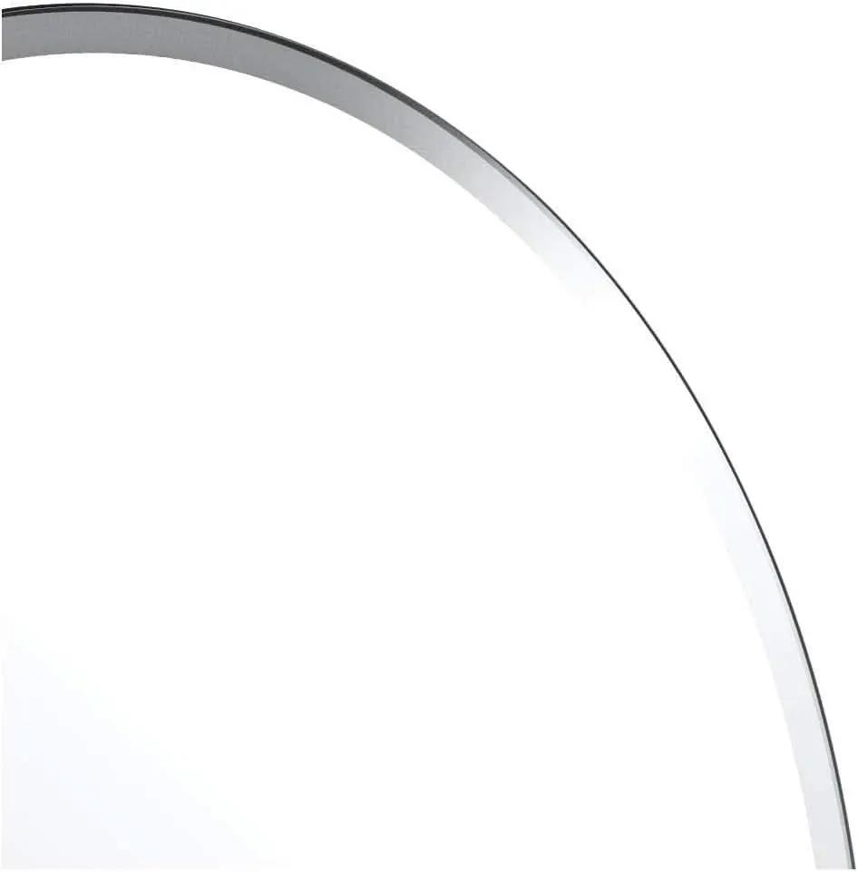 Bathroom Wall Mirror 32 Inch High 24 Inch Wide Beveled Frameless Oval For Bath Vanity And Living Room from PriceLows™