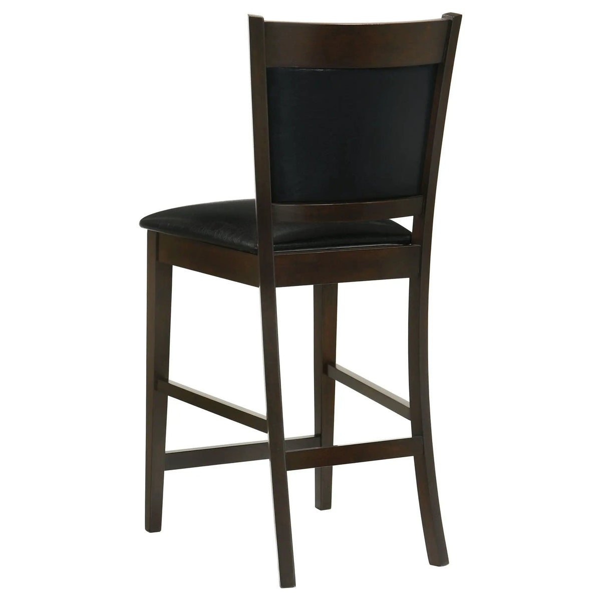Jaden Upholstered Counter Chair Espresso (Set of 2) Counter Height (24"-27") | 17.25 x 20 x 39.75 in | Rubberwood | Home