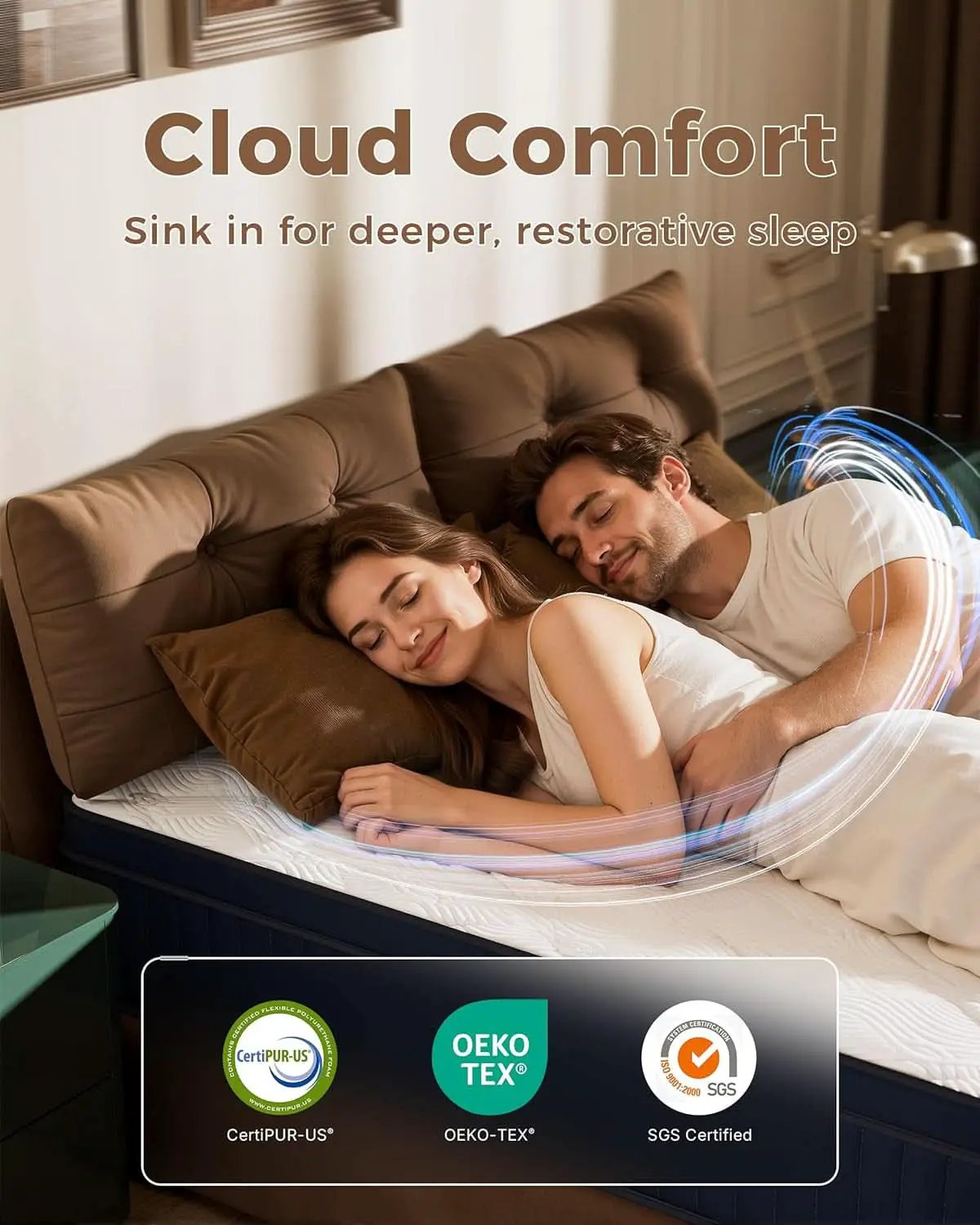 Twin Mattress 8Inch Pocket Springs Luxuriously Soft from PriceLows™