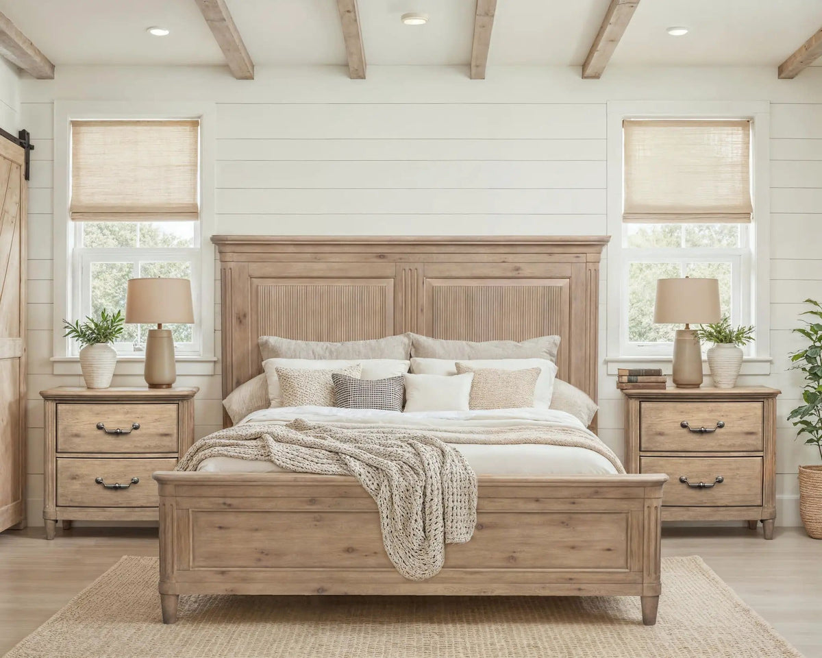 Harmony Heights Complete Panel Bed | 3 Pieces | Wood | Bedroom