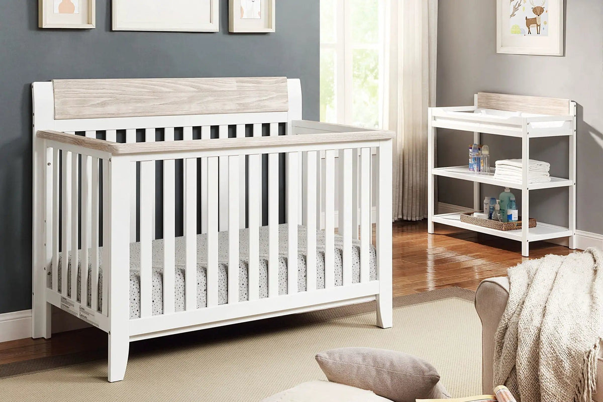 Hayes Changing Table Changing Station | 35 x 18.5 x 37 in | Solid Wood | Home