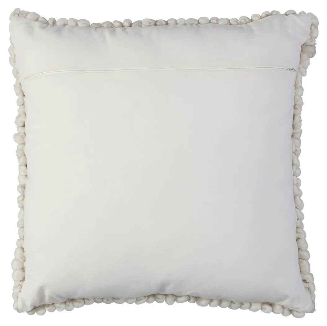 Aavie Throw Pillow | Looped Textured Design | 20 x 20 Inch | Relaxed Style