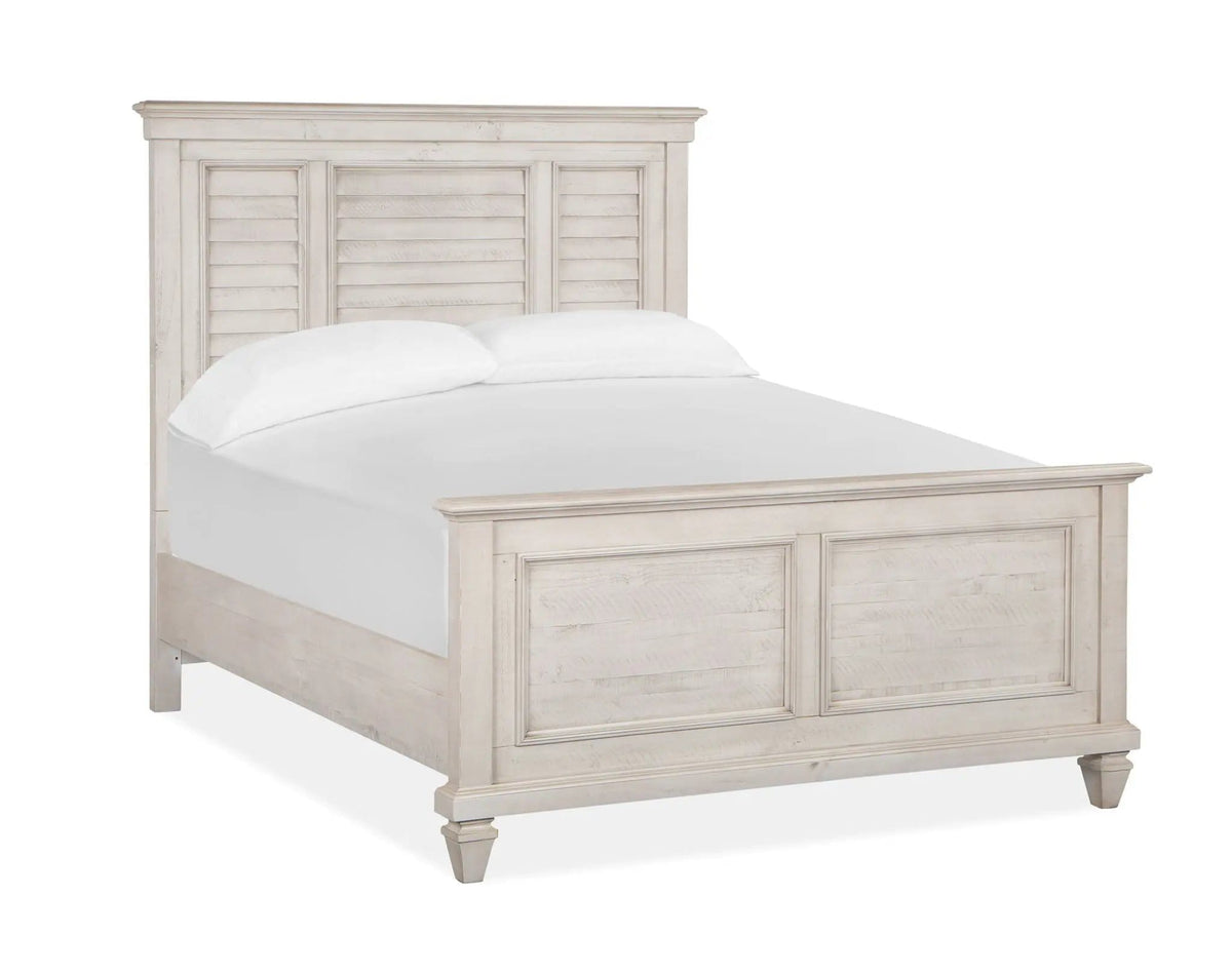 Newport Shutter Panel Bed | 3 Pieces | Wood | Bedroom