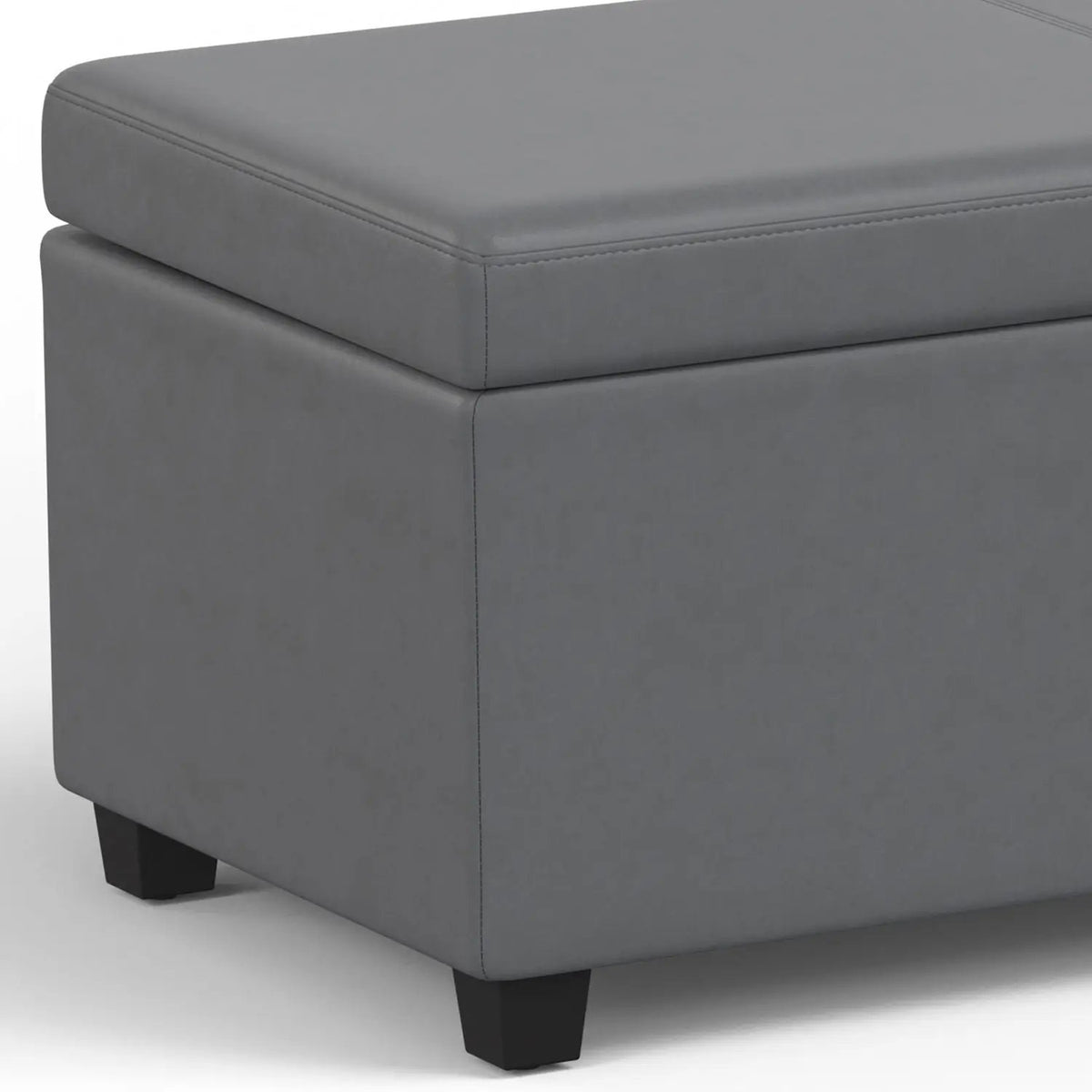 Storage Ottoman Bench | Solid Wood Frame | High Density Foam