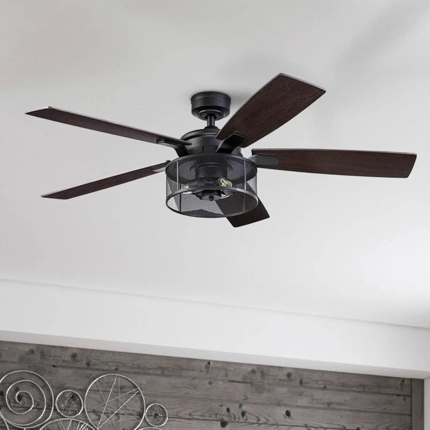 IndustrialStrength 52 Inch Ceiling Fan With LED Light from PriceLows™