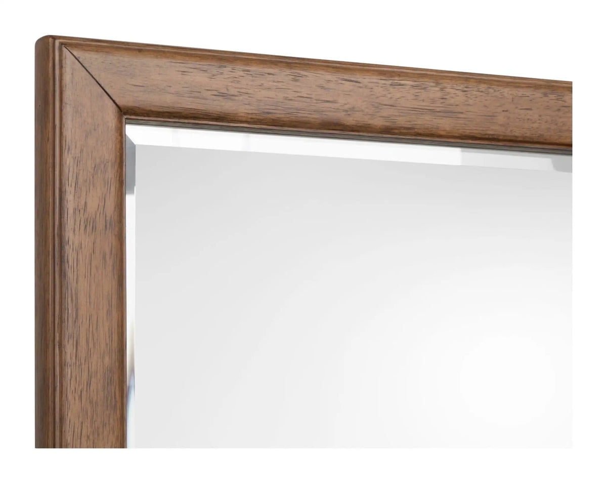Ridgefield Landscape Mirror | 2 x 40 x 39.5 in | Veneer | Russet