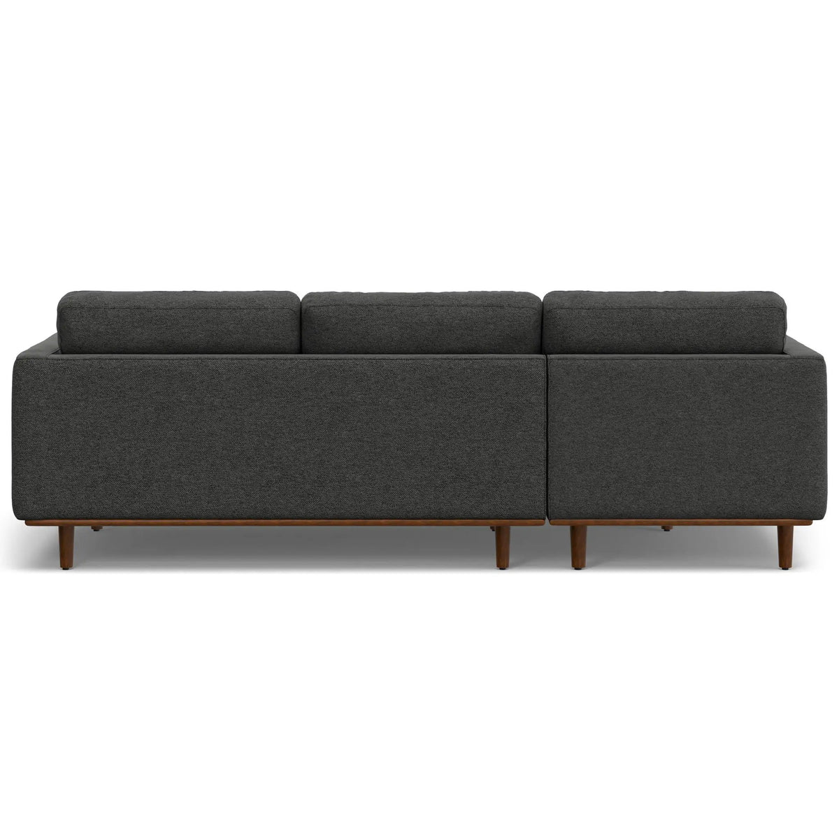 Morrison Upholstered Sectional Sofa | Genuine Aniline Leather | Chaise Cushions | 102.2 Inch Length
